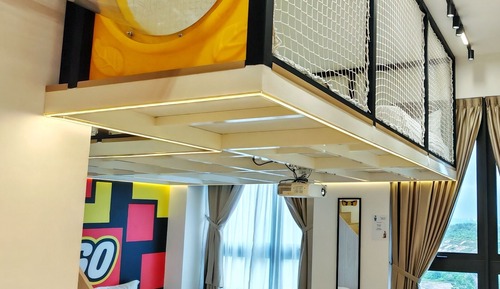 Fun LEGO Themed Loft Apartment