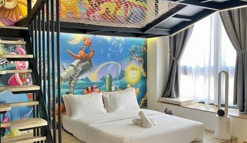 Winnie Pooh Themed Loft Apartment