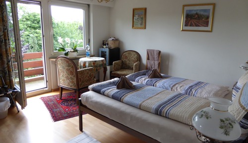 Double Room, Shared Bathroom (Balcony)