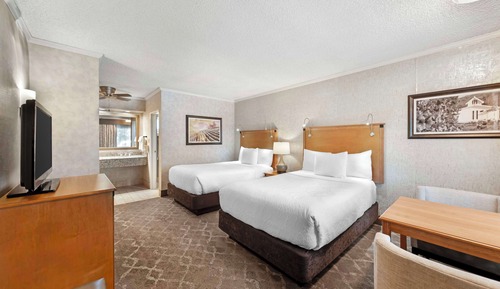 Standard Room, 2 Double Beds, Smoking, Refrigerator & Microwave