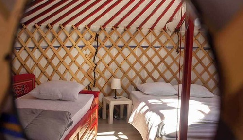 Traditional Tent, 1 Bedroom, Refrigerator & Microwave