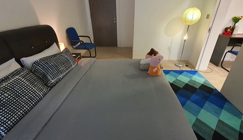 Comfort Shared Dormitory, Refrigerator & Microwave, Garden View