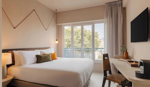 Double Room, 1 King Bed, Balcony, Sea View