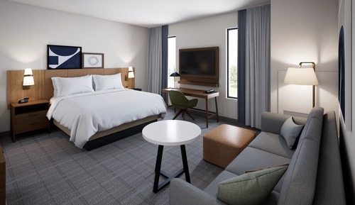 Studio Suite, 1 King Bed, Accessible, Kitchen (Communications Accessible)