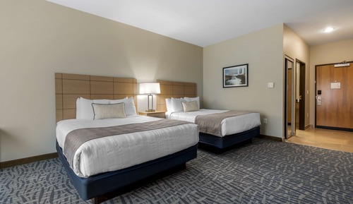 Standard Room, 2 Queen Beds, Refrigerator & Microwave