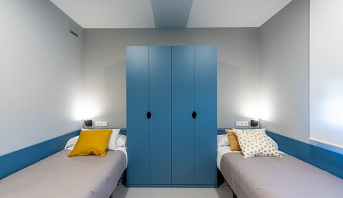 Studio, 3 Twin Beds, Accessible