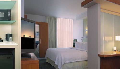 Studio, 1 King Bed with Sofa bed (Hearing Accessible)