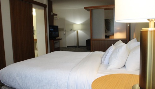 Suite, 1 King Bed with Sofa bed (Mobility/Hearing Accessible, Tub)