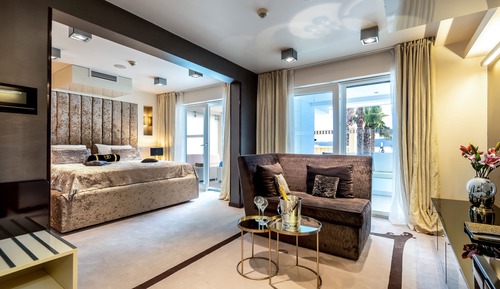 Luxury Suite, 1 King Bed, Sauna, Sea View