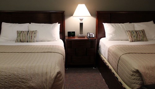 Standard Room, 2 Queen Beds, Refrigerator & Microwave