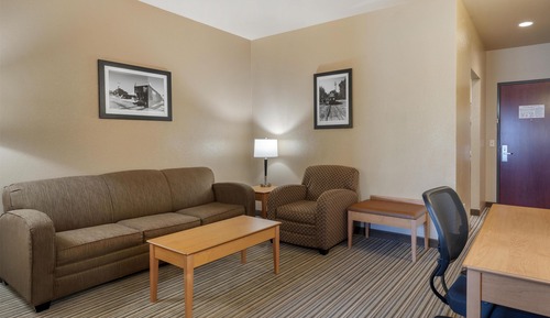 Suite, 1 King Bed, Non Smoking, Refrigerator & Microwave (Larger Room;with Sofabed)