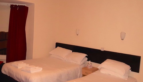 Family Room, Shared Bathroom