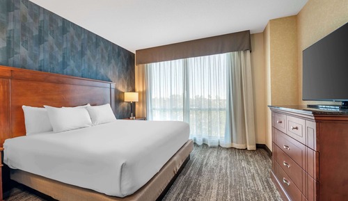 Suite, 1 King Bed with Sofa bed, Accessible (Sofa Sleeper, Tub, 2 Rooms)