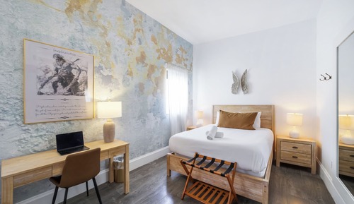 Double Room, 2 Queen Beds (Self check-in)