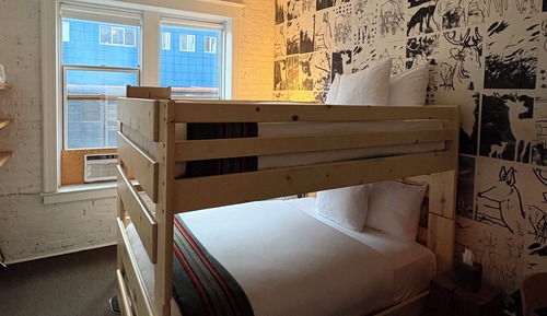 Bunk Room with Shared Bathroom