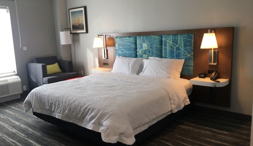 Room, 1 King Bed, Accessible, Refrigerator & Microwave (Roll-In Shower)