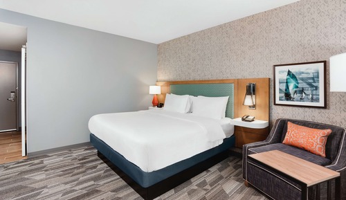 Room, 1 King Bed, Refrigerator & Microwave