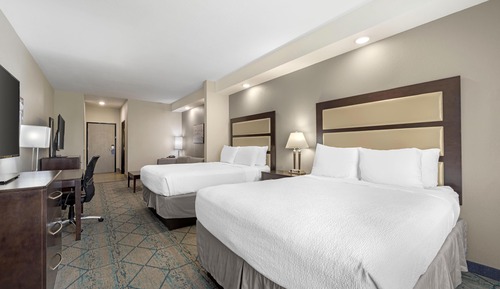 Suite, 2 Queen Beds, Non Smoking, Refrigerator & Microwave (with Sofabed)