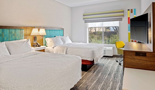 Studio, 2 Queen Beds, Accessible (Hearing)