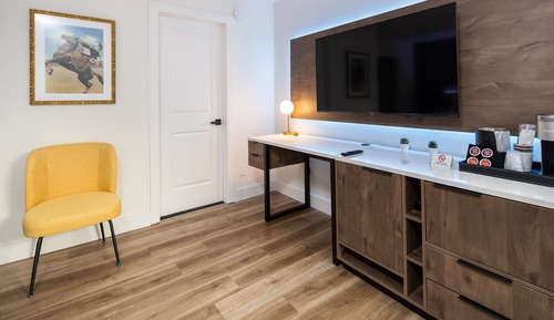 Standard Room, 2 Double Beds, Non Smoking, Refrigerator & Microwave