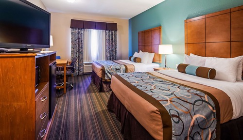 Standard Room, 2 Queen Beds, Accessible, Refrigerator & Microwave