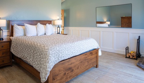 Queen Bed, Fireplace, Private Spa, Ocean View