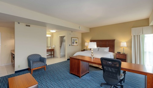 Studio Suite, 1 King Bed, Balcony, River View