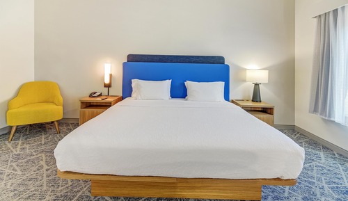 Studio, 1 King Bed, Refrigerator & Microwave