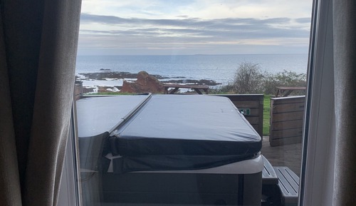 Deluxe Double Room, 1 Double Bed, Hot Tub, Sea View