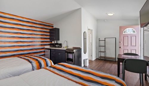 Standard Two Queen Cabin with Kitchenette