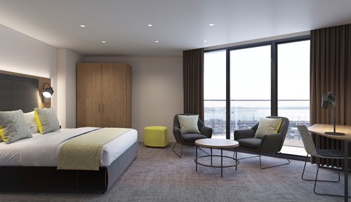 Deluxe Room with Marina View and Balcony