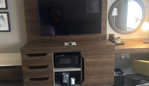 Room, 1 King Bed, Non Smoking, Refrigerator & Microwave