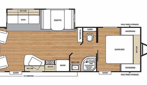Mobile Home, 1 Queen Bed with Sofa bed
