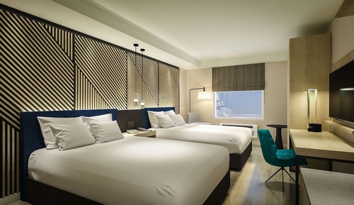 Room, 2 Queen Beds, Accessible, Bathtub