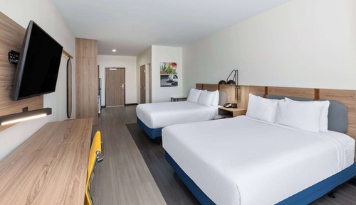 Room, 2 Queen Beds, Hearing Accessible, Kitchenette (Mobility, Bathtub w/grab bars, NSMK)