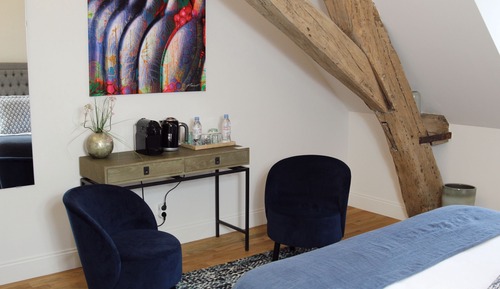 Deluxe Double Room, Ensuite, Garden View (Les Baudes)