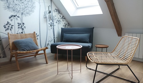 Triple Room, Courtyard View (Canopée-sous les combles)