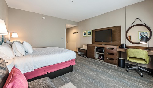 Room, 1 King Bed, Refrigerator & Microwave