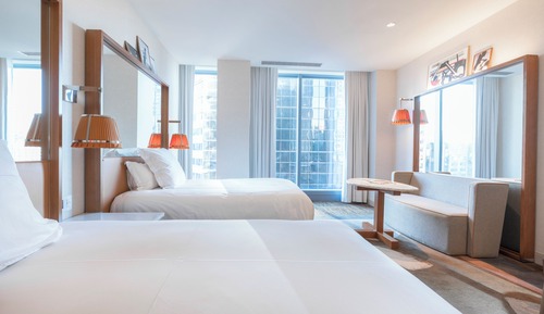 Deluxe Room, 2 Queen Beds, City View