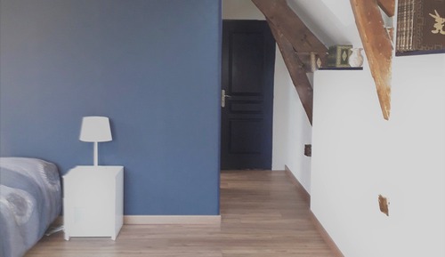 High Room with Balcony