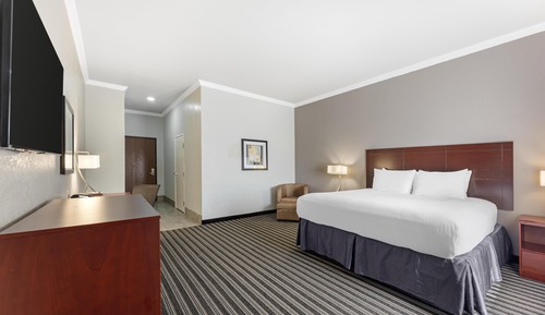 Standard Room, 1 King Bed, Non Smoking, Refrigerator & Microwave