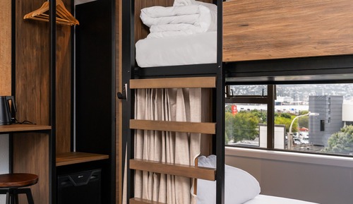 Quad Room Ensuite with Harbour view