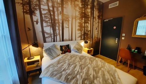 Chambre Double Économique, accessible uniquement par escaliers