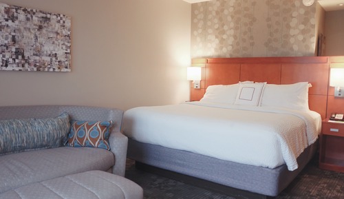 Room, 1 King Bed with Sofa bed (Mobility/Hearing Access, Roll-In Shwr)