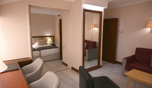 Family Room, 1 Queen Bed with Sofa bed, City View (Traditional Family Room)