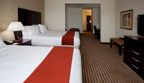 Suite, 2 Double Beds, Accessible (Mobility Accessible, Roll-In Shower)