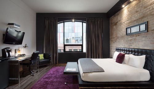 Loft, 1 King Bed, Bathtub, City View