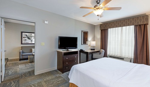 Suite, 1 King Bed, Accessible (Roll-in Shower)