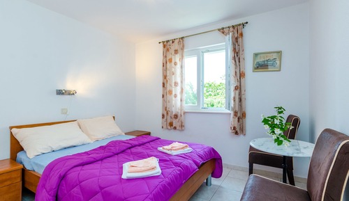 Basic Double Room, Patio, Garden View