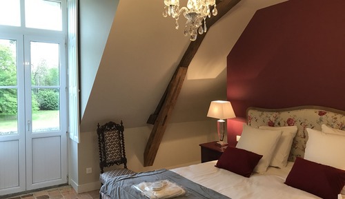 Panoramic Double Room, 1 King Bed, Balcony, Garden View